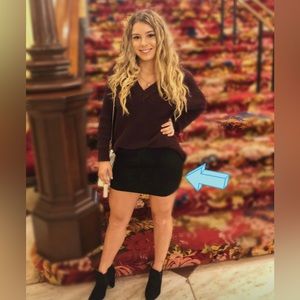 H&M Black Mini Skirt
